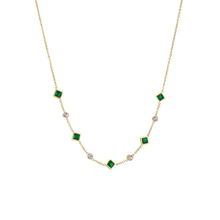 Amelisse Glenwyn Emerald Necklace