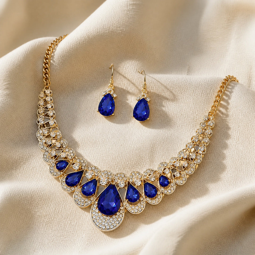 Maevina Zafiros Jewelry Set