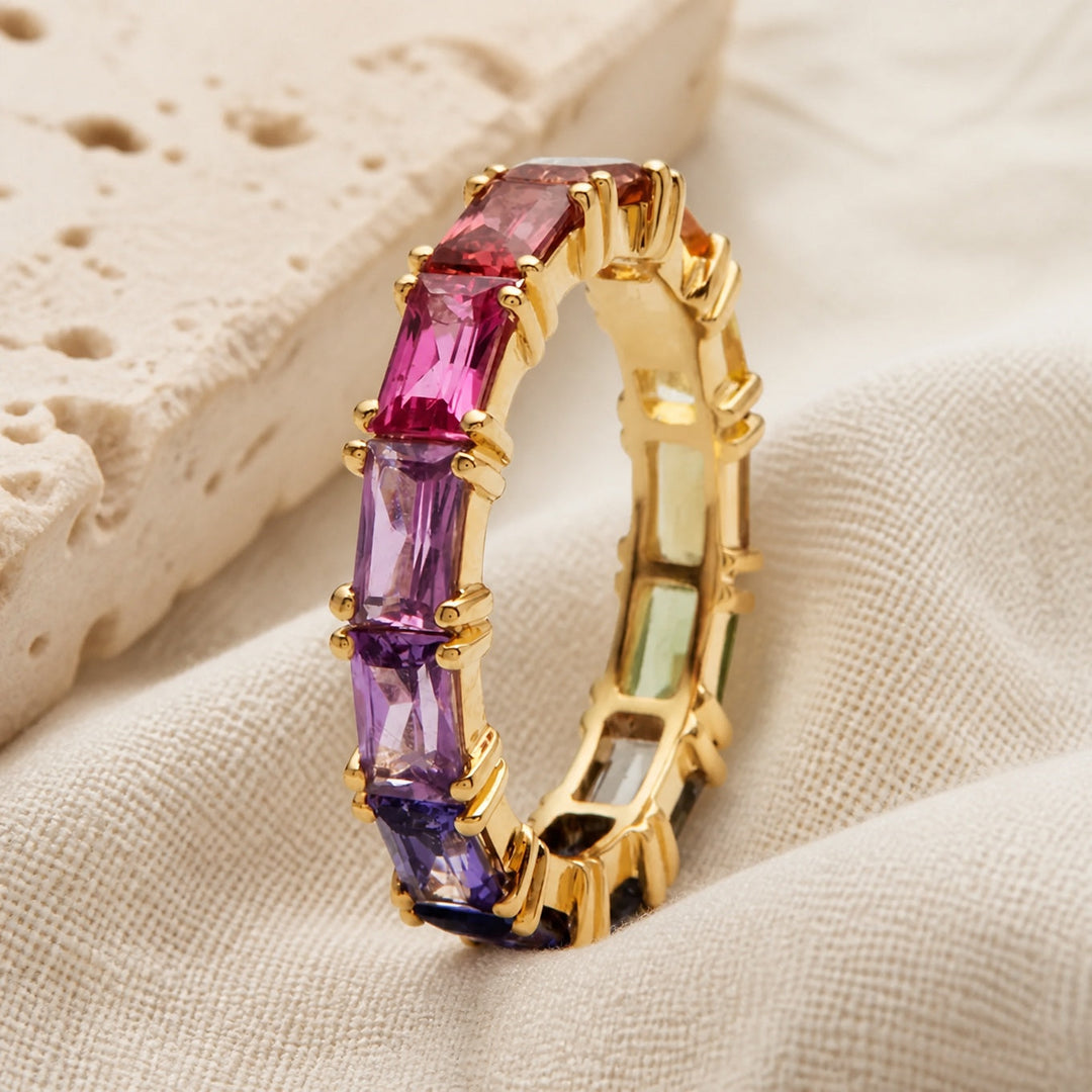 Couture Multicolor Cubic Zirconia Ring