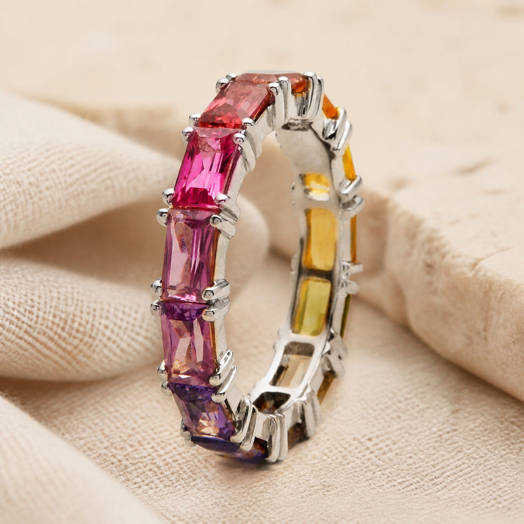 Couture Multicolor Cubic Zirconia Ring