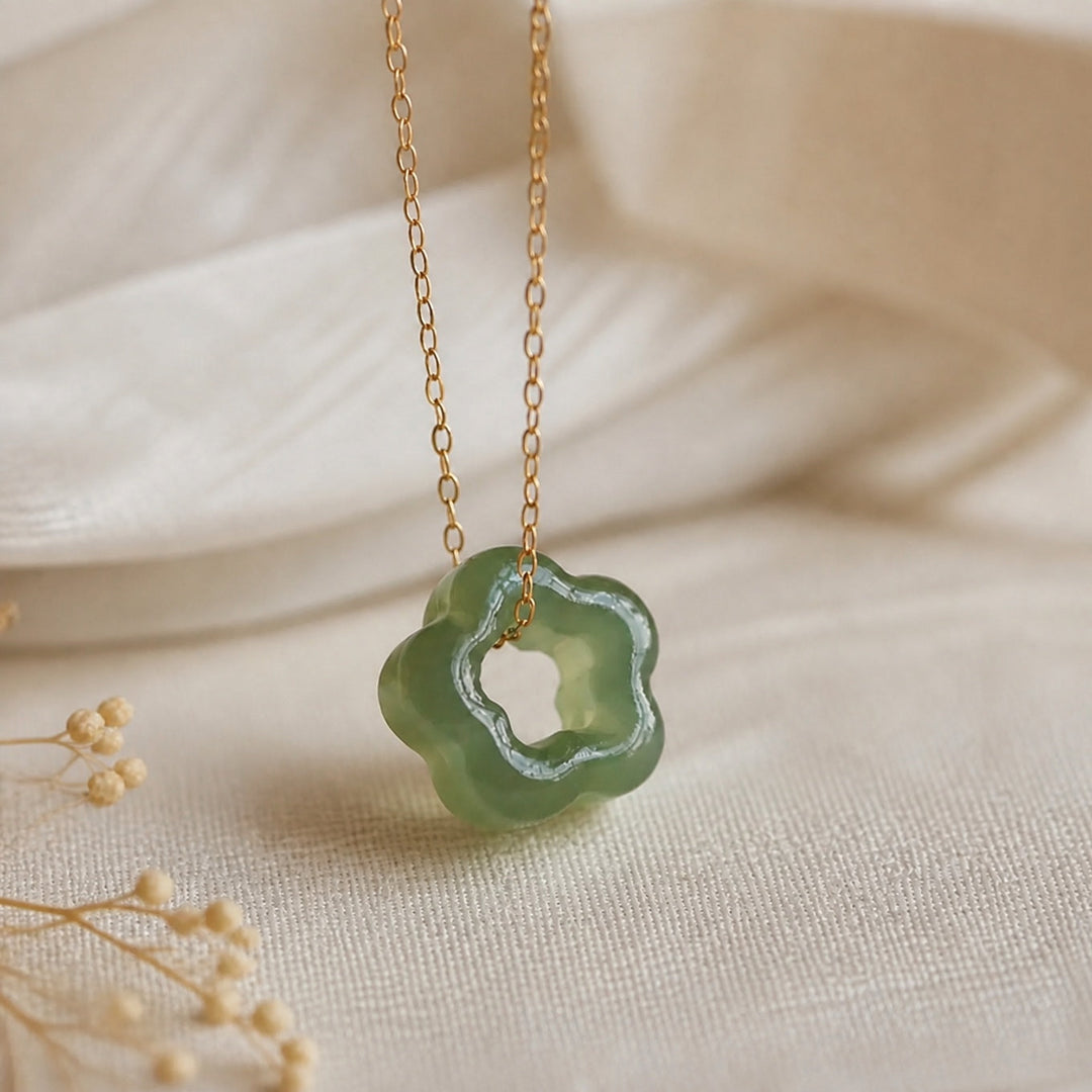 Plum Blossom Clavicle Chain Necklace