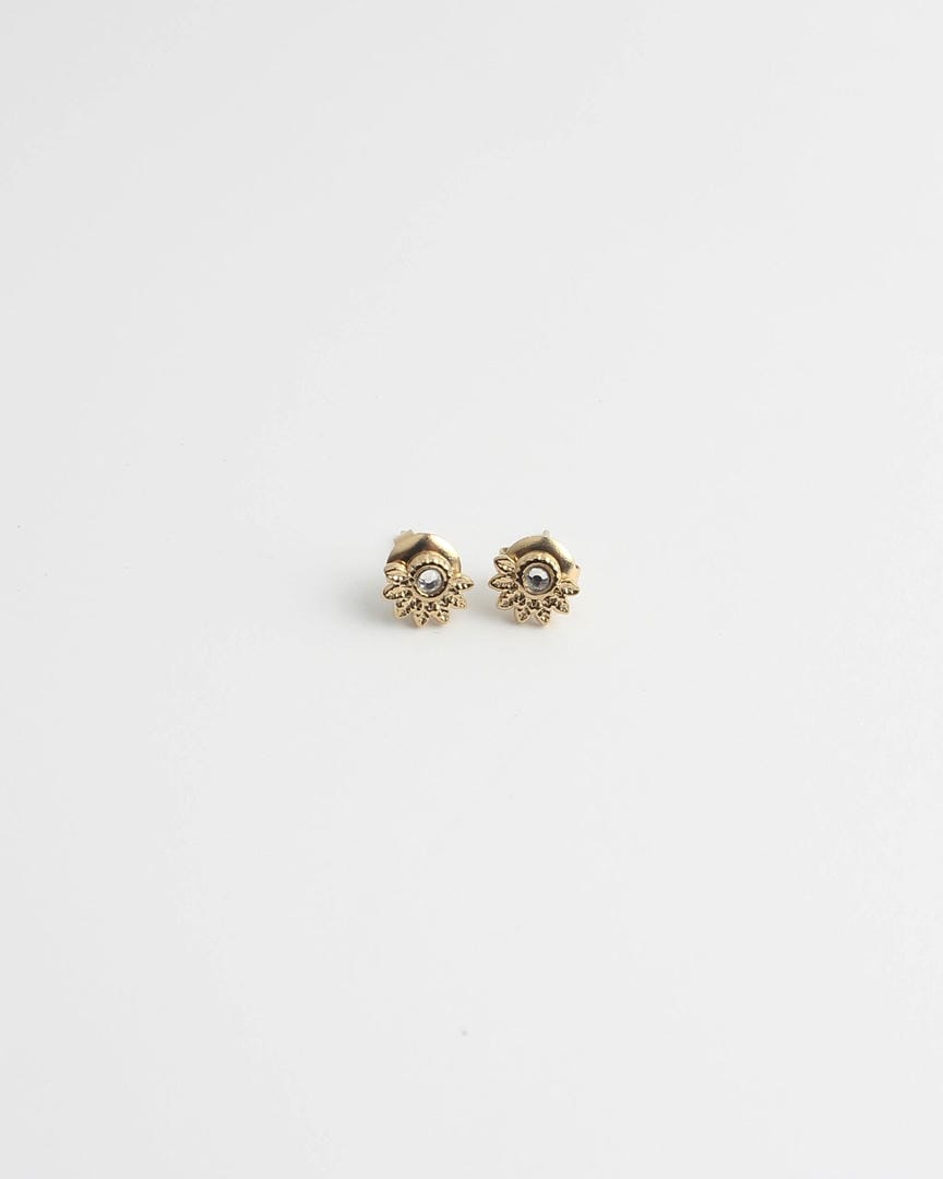 Gorgeous Half Sun Stud Earrings