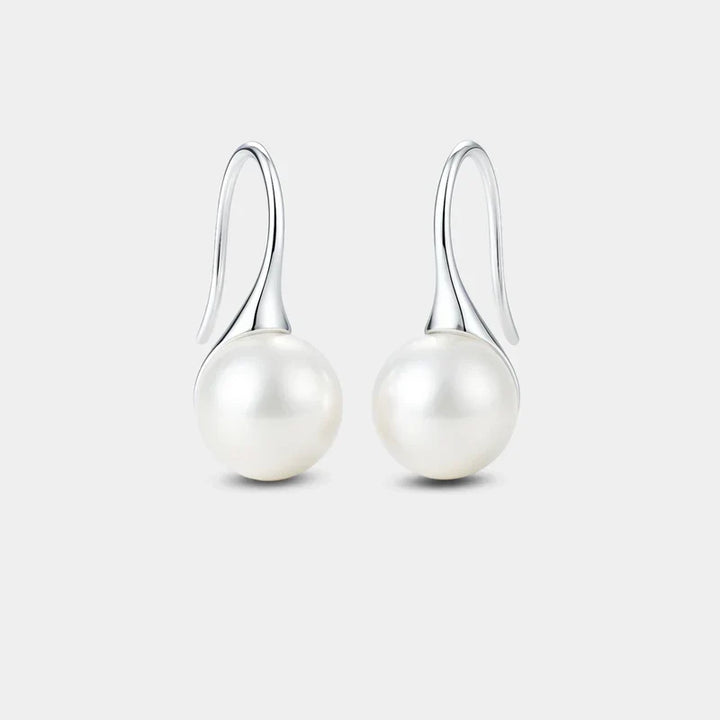 Elegant Drop Earrings with Pearls