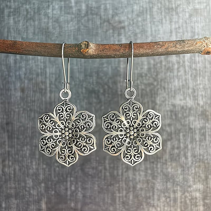 Vintage Bohemian Flower Earrings