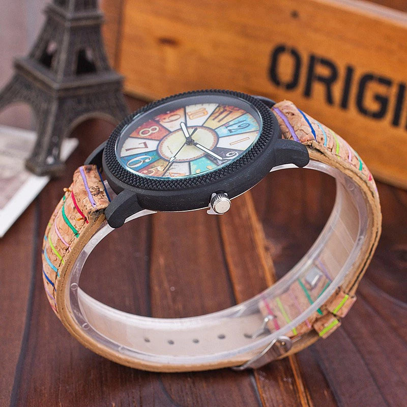 Women's Vintage Leather Watch, 37 mm Casual Quartz