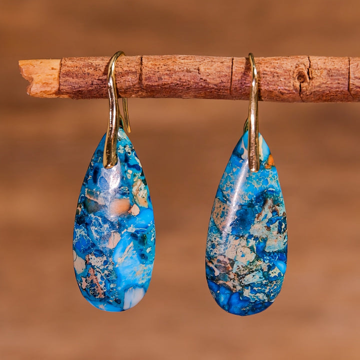 colorful Texture Boho Dangling Earrings
