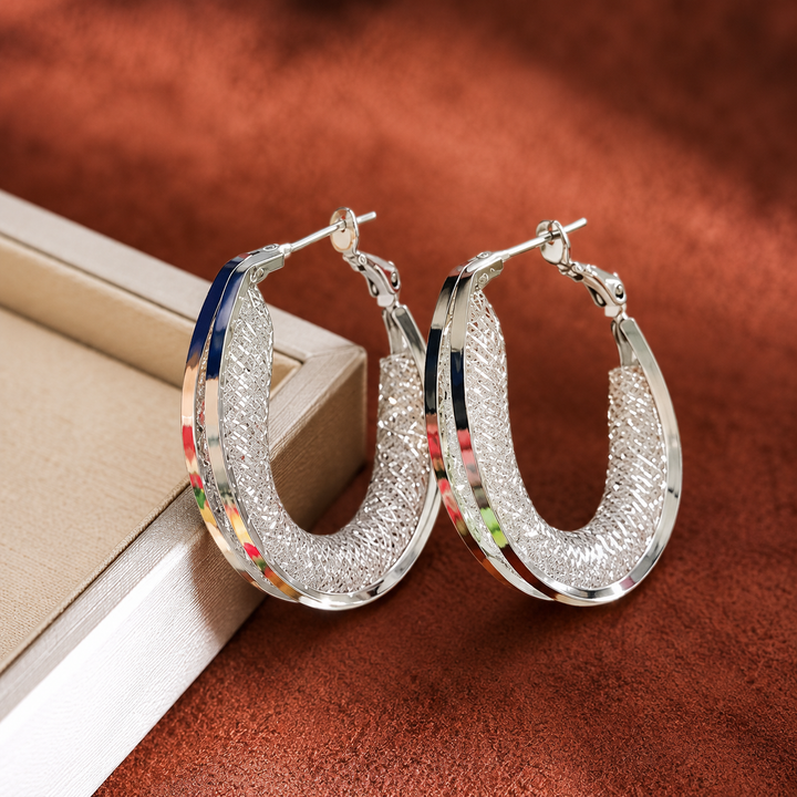 Sculpted Hoop Earrings