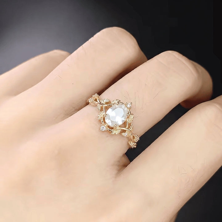 Enchanted Petal Gem Ring