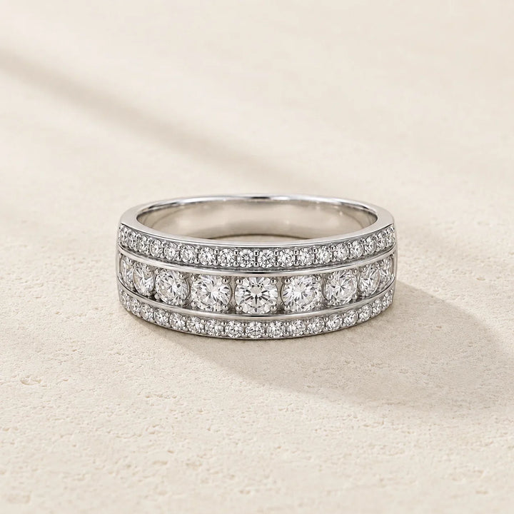Chunky Paved Zirconia Ring
