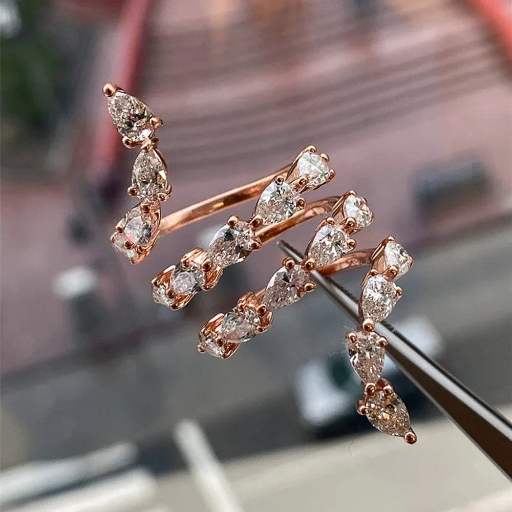 Timeless Rose Gold Snake Ring