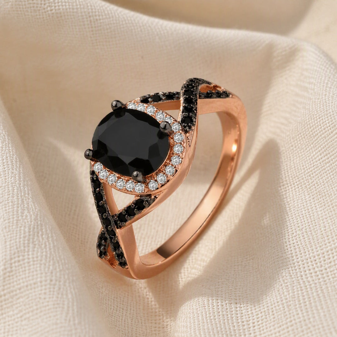Luxury Onyx Fashion Ring