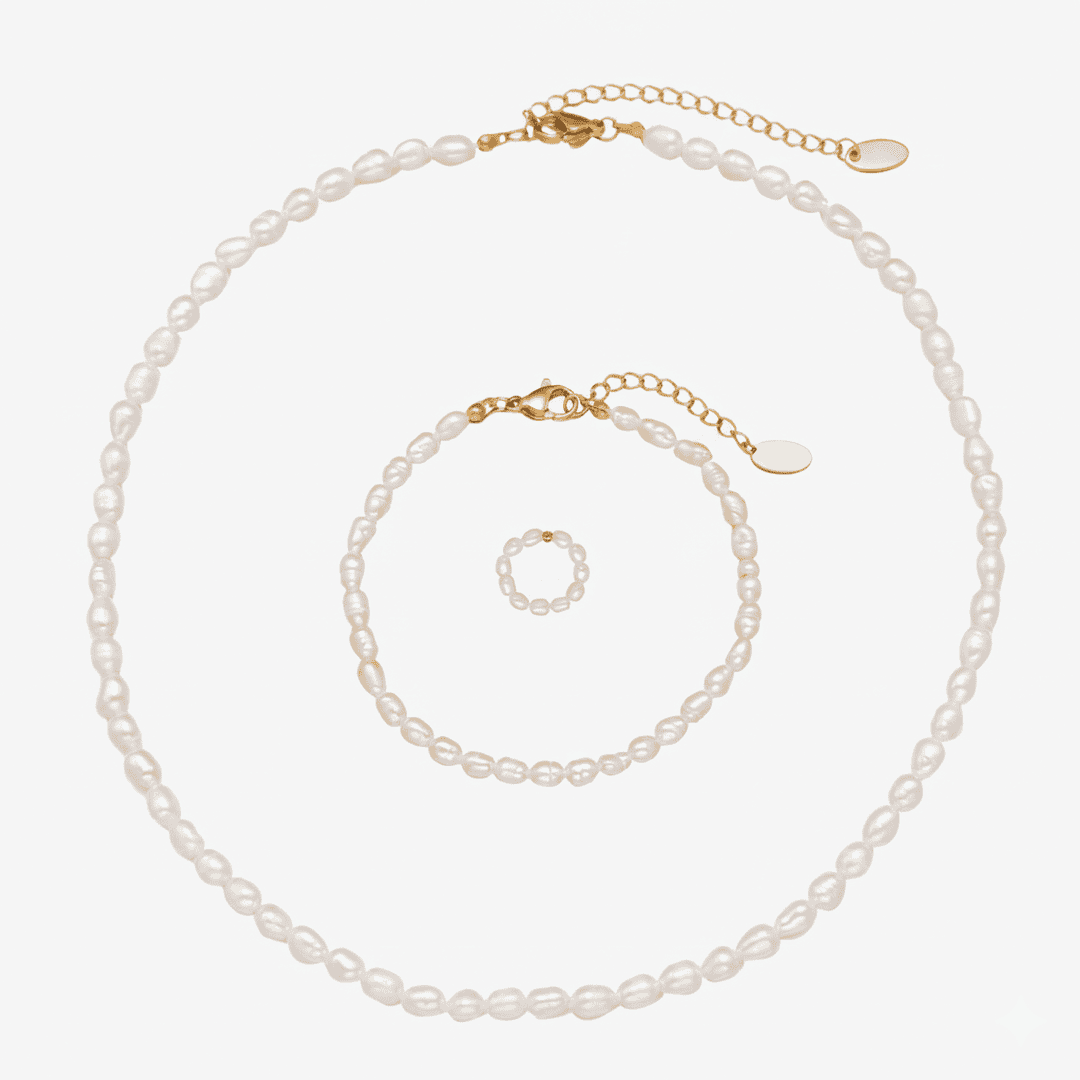Radiant Tide Pearl Jewelry Set