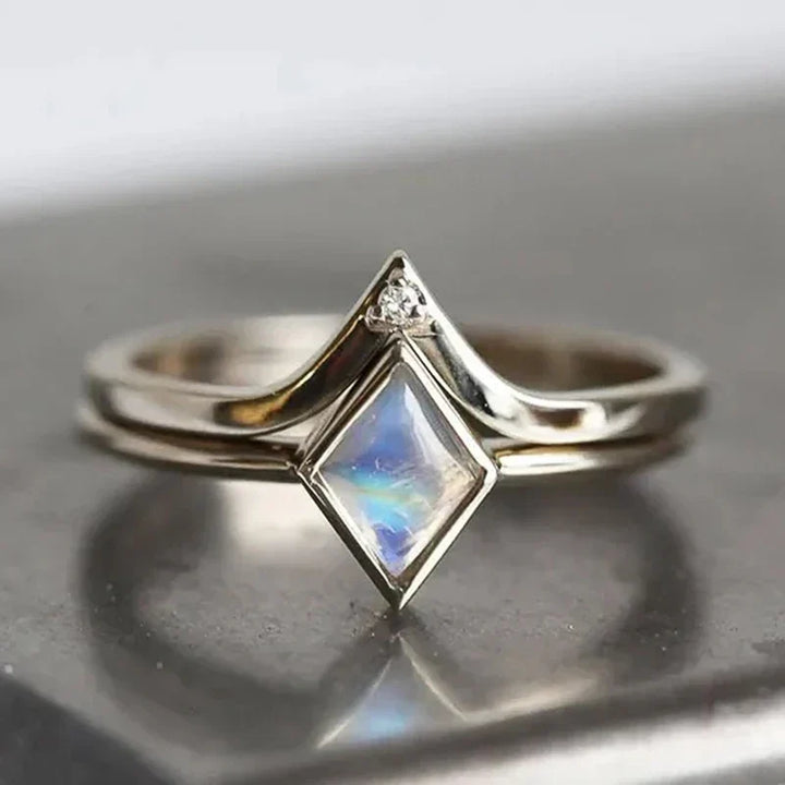 Timeless Chic Rhombic Opal Ring