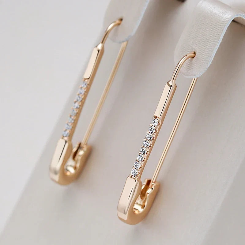 Shimmering Crystal Pearl Dangle Earrings