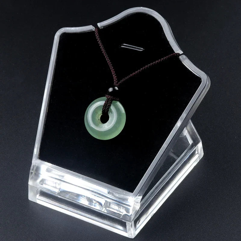 Boho Disc Jade Rope Necklace