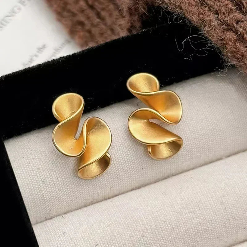 Lucia Sofia Silver and Gold Earrings