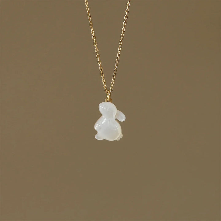 Artistic Rabbit Pendant Necklace