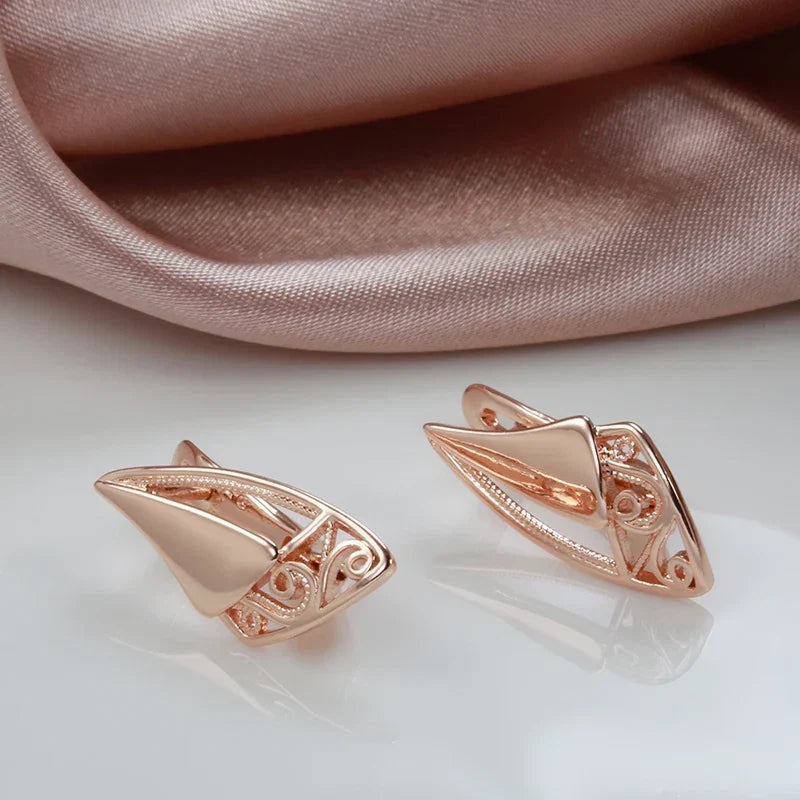 Majestic Angular Swirl Earrings