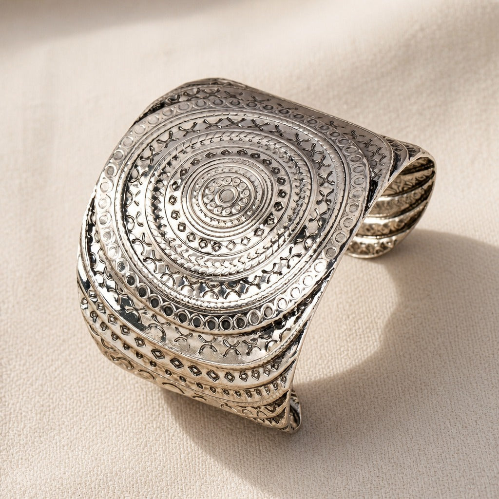 Tribal Open Cuff Bracelet