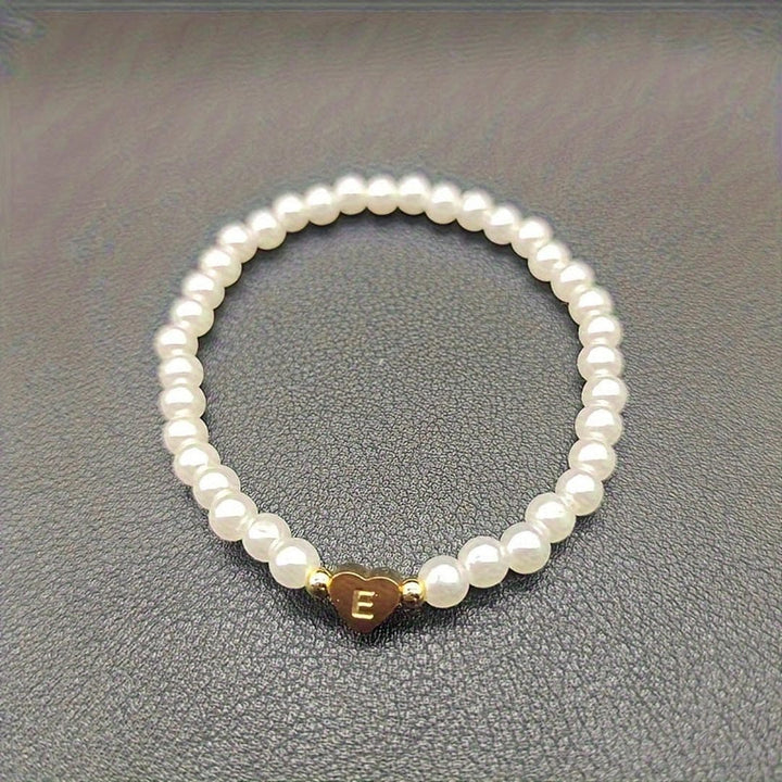 A-Z Pearl Beaded Bracelet