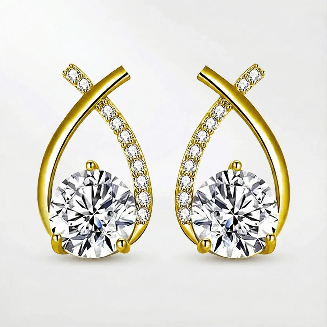 Lustrous Statement Drop Earrings