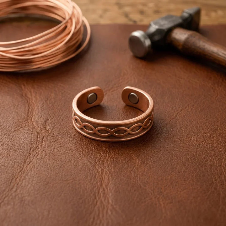 Char Bloom Copper Ring
