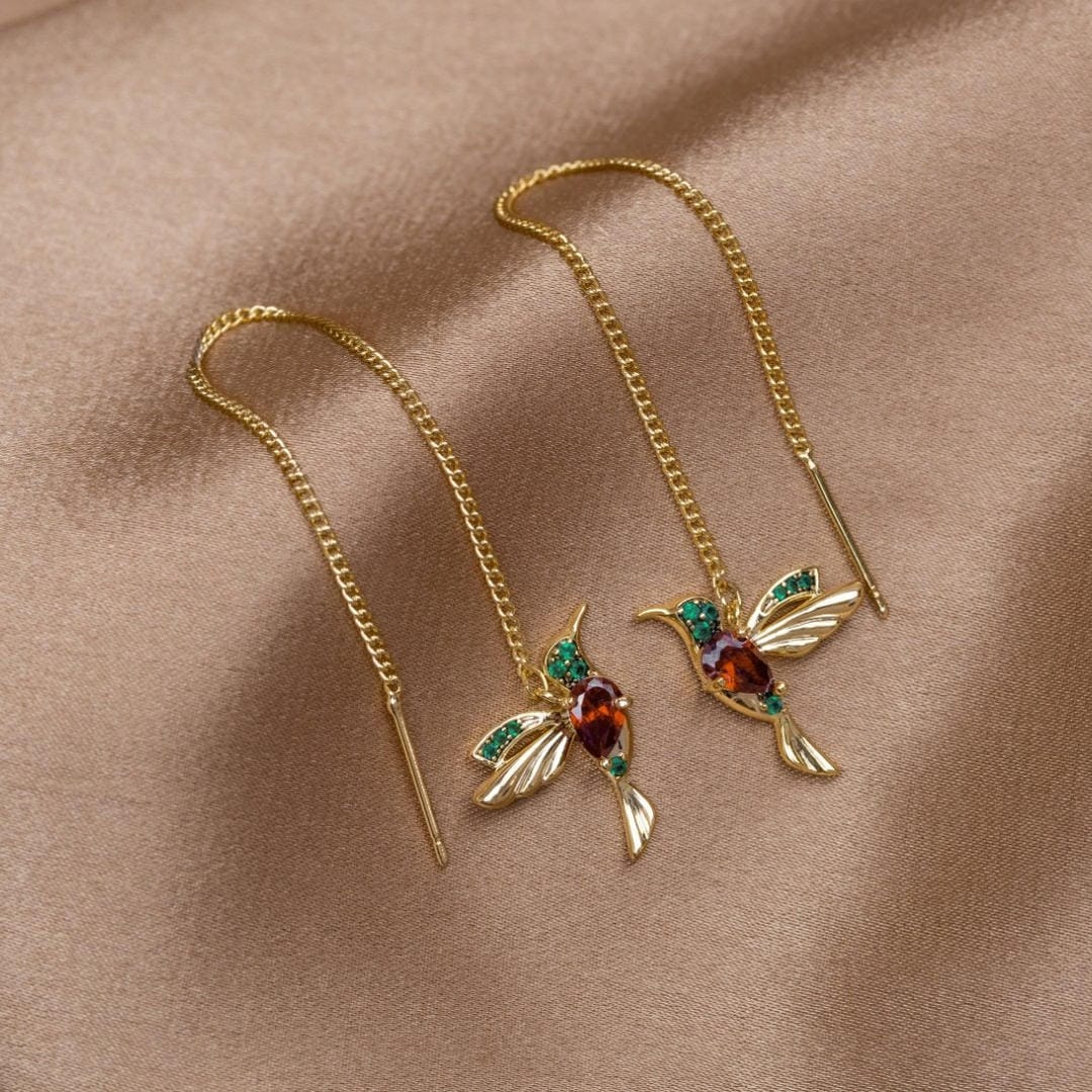 Hummingbird colorful Chic Earrings