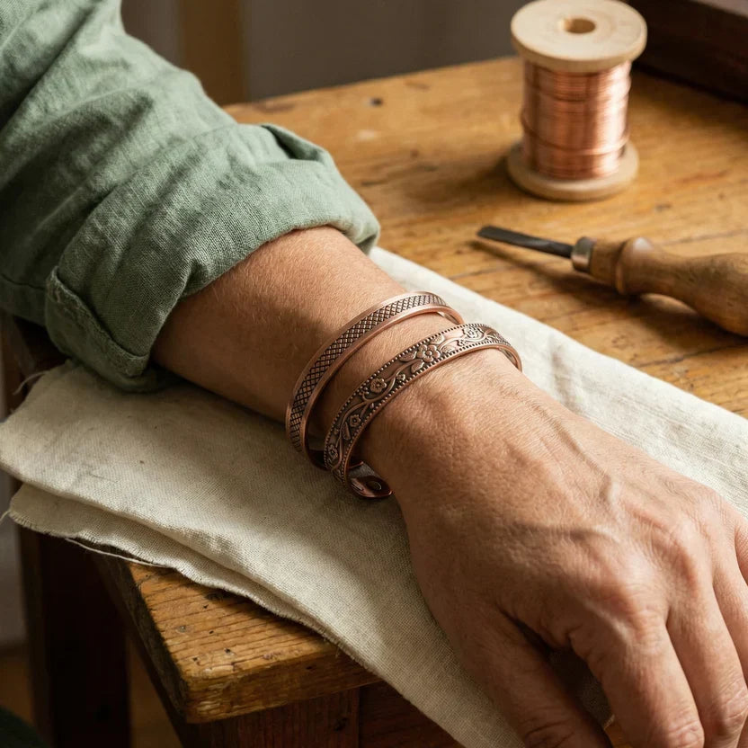 Sovereign Forge Copper Bracelet Set