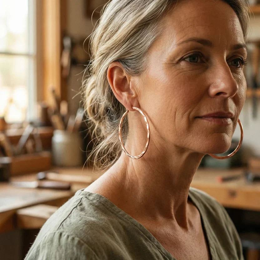 Prestige Willow Copper Earrings