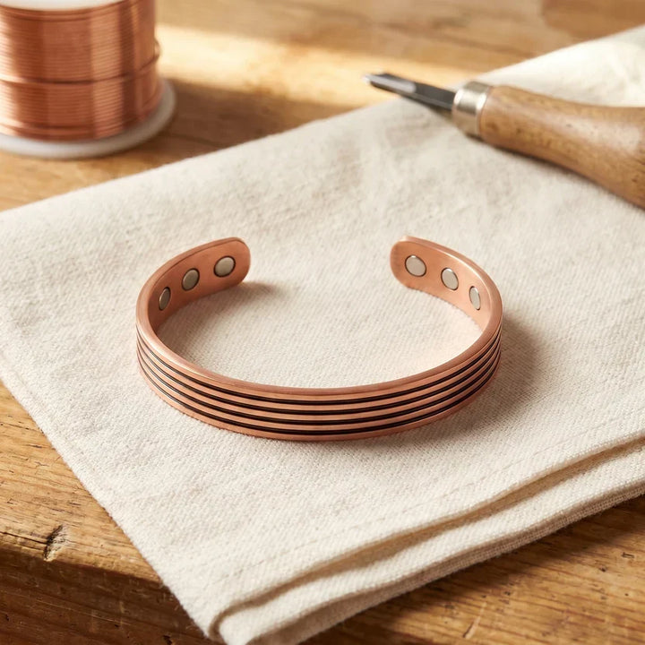 Verdant Harmony Copper Bracelet