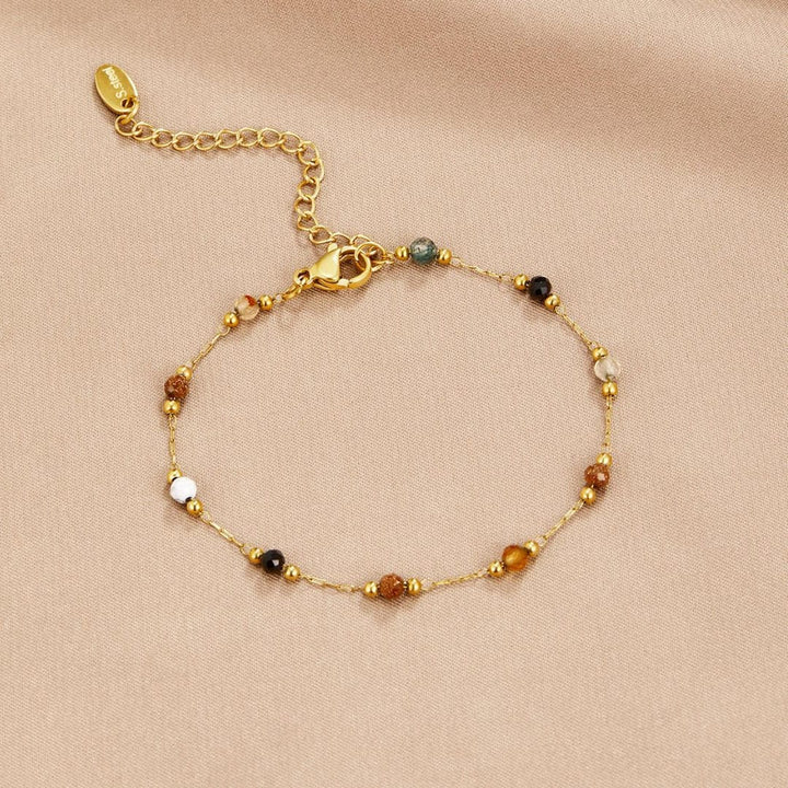 Serene Balance colored Gemstone Bracelet