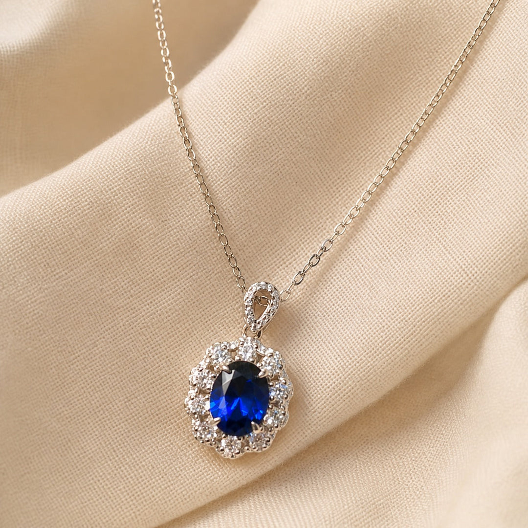 Luminous Sapphire Necklace
