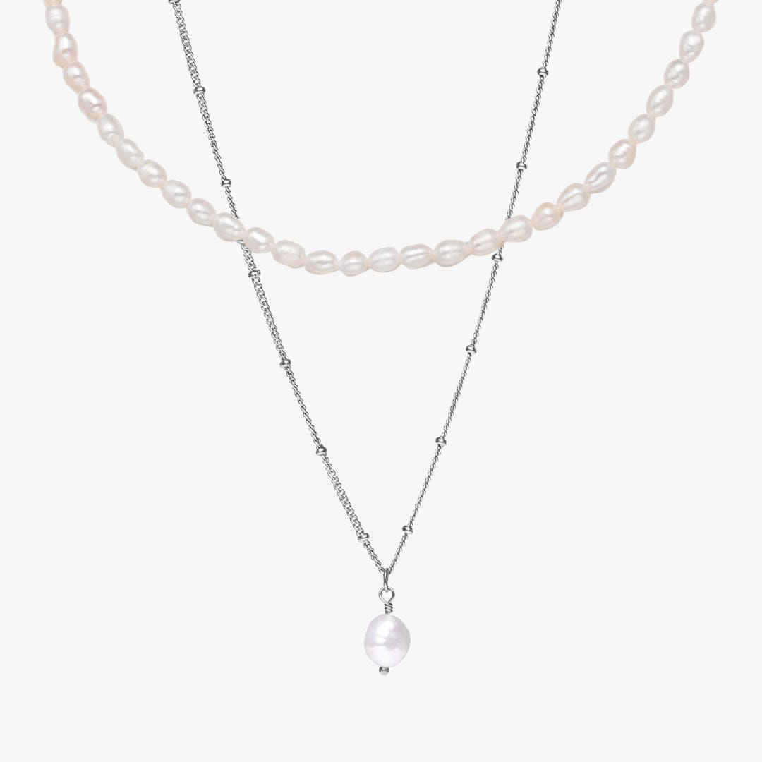 Radiant Pearl Harmony Necklace Set