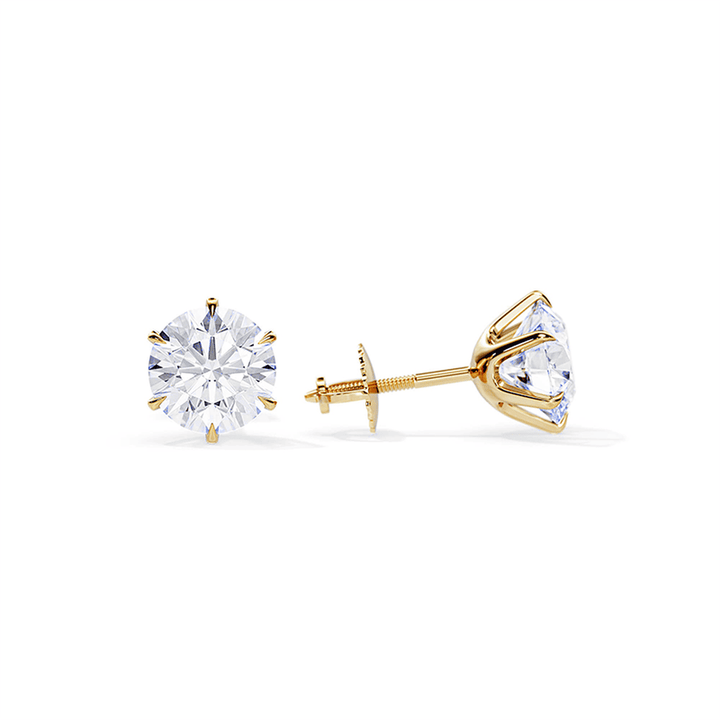 Chic White Gold Tera Earrings